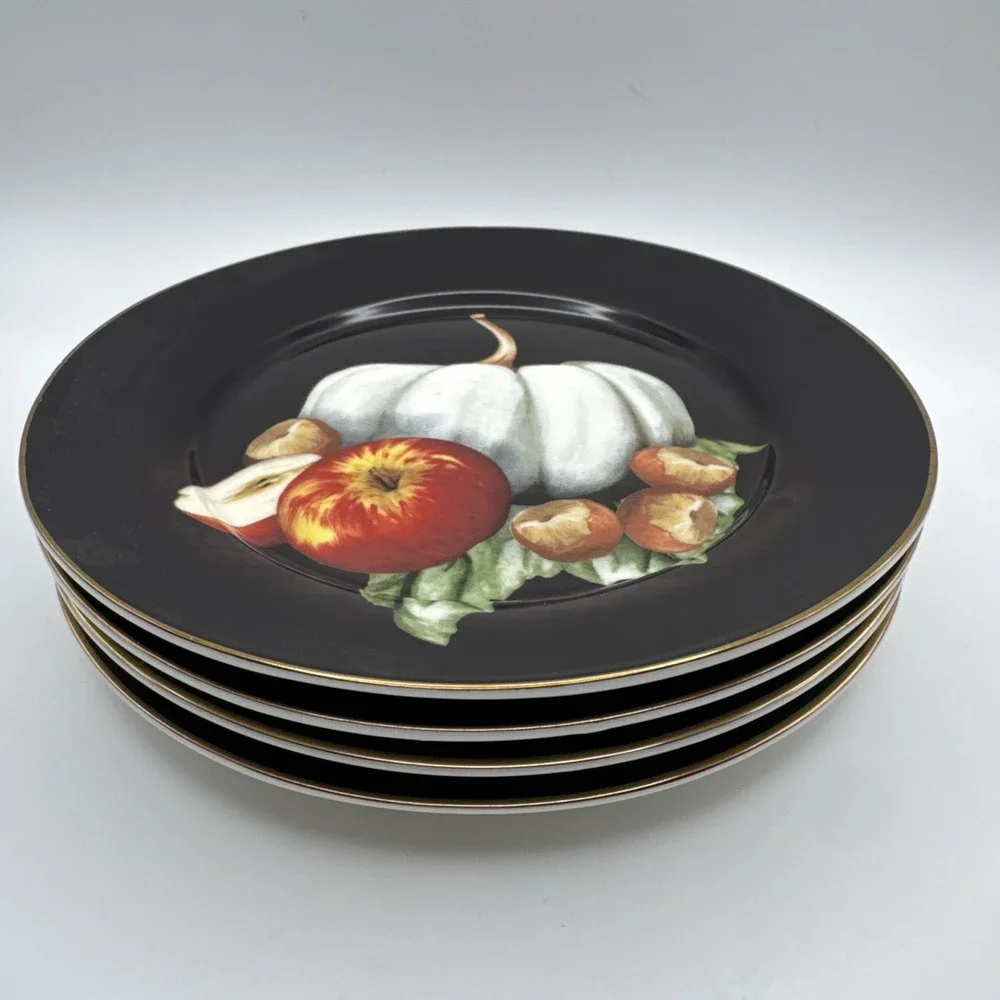 Williams Sonoma Harvest Pumpkin Plates 9